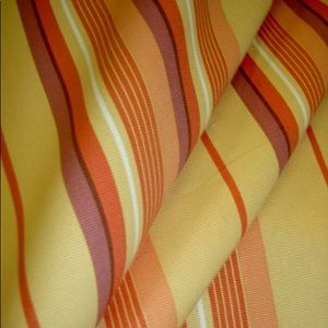 Cafe Stripe Squash Cotton Fabric